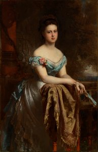 Grootvorstin Maria Alexandrovna van Rusland, 1853-1920, 1873 door Gustav Karl Ludwig Richter