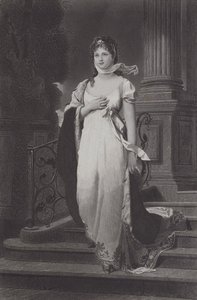 Louise, Koningin Gemalin van Koning Frederik Willem III van Pruisen door Gustav Karl Ludwig Richter