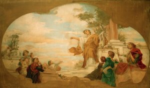 Apotheose van Apollo. Hulde aan de Kunsten