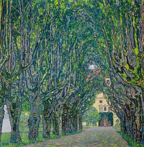 Laan in het park van Kammer Kasteel, 1912