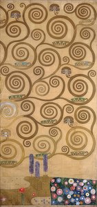 Ontwerp voor de Stocletfries. Detail. 1905/09