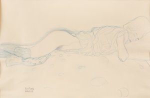 Vrouwelijke semi-naakt, ca. 1908