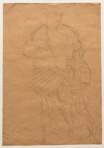Hermine Gallia, ca. 1903 door Gustav Klimt