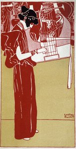 Muziek (tekening door Gustav Klimt, begin 20e eeuw) door Gustav Klimt