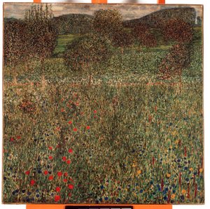Boomgaard, ca. 1905 (olieverf op doek) door Gustav Klimt