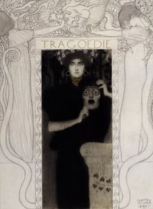 Tragedie, 1897 door Gustav Klimt