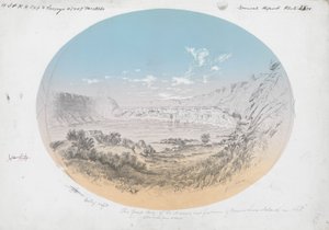 Grote watervallen van de Missouri-rivier door Gustav Sohon