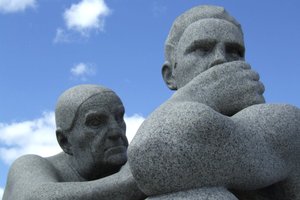 Vigeland Beeldenpark, Oslo, Noorwegen, 2006 (foto) door Gustav Vigeland