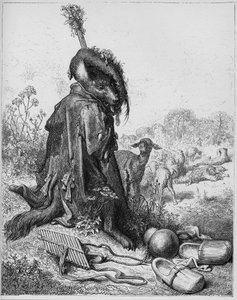 Le loup devenu berger - De wolf die herder speelde - uit 
