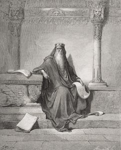 Salomo, illustratie uit Dore