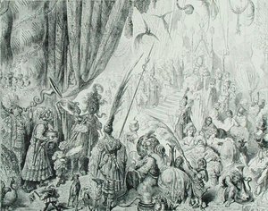 Het hof van de koning van Serendib, c.1868