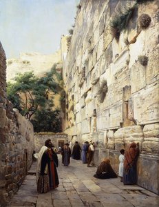 Bidden bij de Westelijke Muur, Jeruzalem