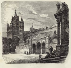 De Kathedraal van Palermo door Gustave Bauernfeind