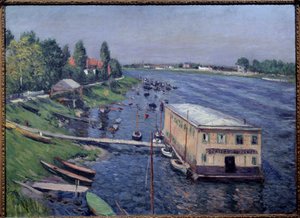 Bootgarage in Argenteuil (schilderij door Gustave Caillebotte)