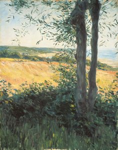 Aan zee, Normandië, 1884 door Gustave Caillebotte