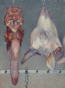 Kalfskop en ossenstong, ca. 1882 door Gustave Caillebotte