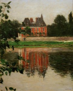 Kasteel aan de Seine, Argenteuil door Gustave Caillebotte