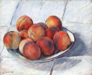 Het bord perziken, ca. 1882