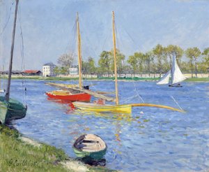 De Seine bij Argenteuil door Gustave Caillebotte