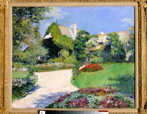 Het huisje, Trouville door Gustave Caillebotte