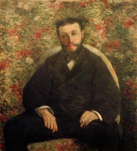 Portret van A. Cassabois door Gustave Caillebotte