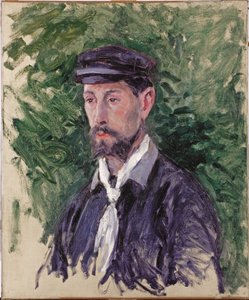 Portret van Eugène Lamy door Gustave Caillebotte