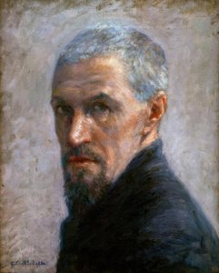 Portret van de kunstenaar door Gustave Caillebotte