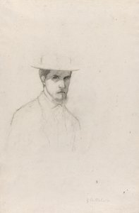 Zelfportret met een hoed