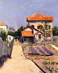 Het Huis van de Kunstenaar in Yerres door Gustave Caillebotte