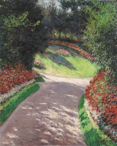Het Pad in de Tuin door Gustave Caillebotte