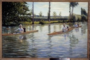 De perissoires. Schilderij door Gustave Caillebotte