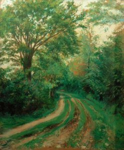 Een weg, ook wel Weg in Normandië genoemd door Gustave Caillebotte