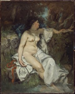 Badende Slapend bij een Beek, 1845