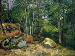 Hoek van het Bos door Gustave Courbet