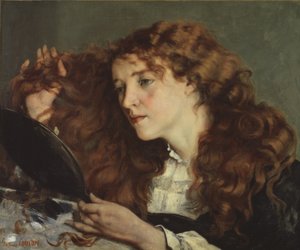 Jo, het Mooie Ierse Meisje, 1866 door Gustave Courbet