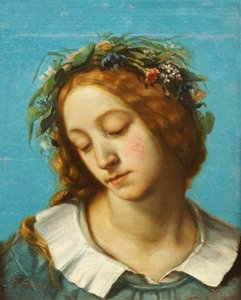 Ophelia, 1842 door Gustave Courbet