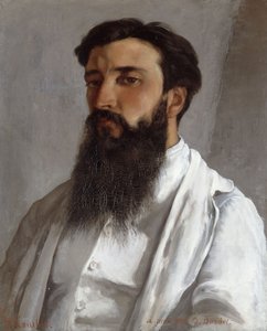 Portret van Jules Bordet, 1870 door Gustave Courbet
