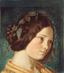 Portret van Zélie Courbet door Gustave Courbet