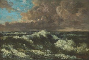 Zeegezicht door Gustave Courbet