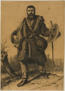 De apostel Jean Journet door Gustave Courbet
