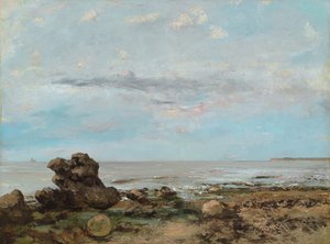 Het Strand van Trouville, 1865