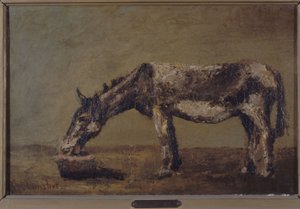 De Ezel, tussen 1862 en 1863 door Gustave Courbet