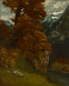De Glen bij Ornans (Bords du Doubs; Effet d door Gustave Courbet