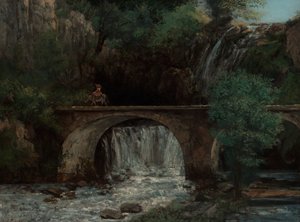 De grote brug door Gustave Courbet