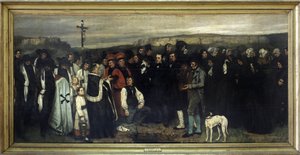 De begrafenis in Ornans - door Gustave Courbet, Musée d