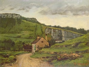 Onbekend schilderij door Gustave Courbet