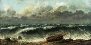 Golven door Gustave Courbet