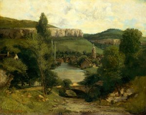 Uitzicht op Ornans