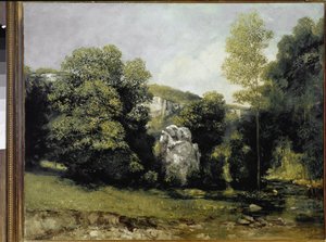Uitzicht op de rivier Breme