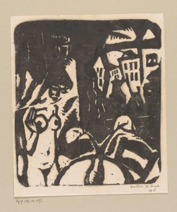 Interieur met naakte vrouw en raam door Gustave De Smet (signed by artist)